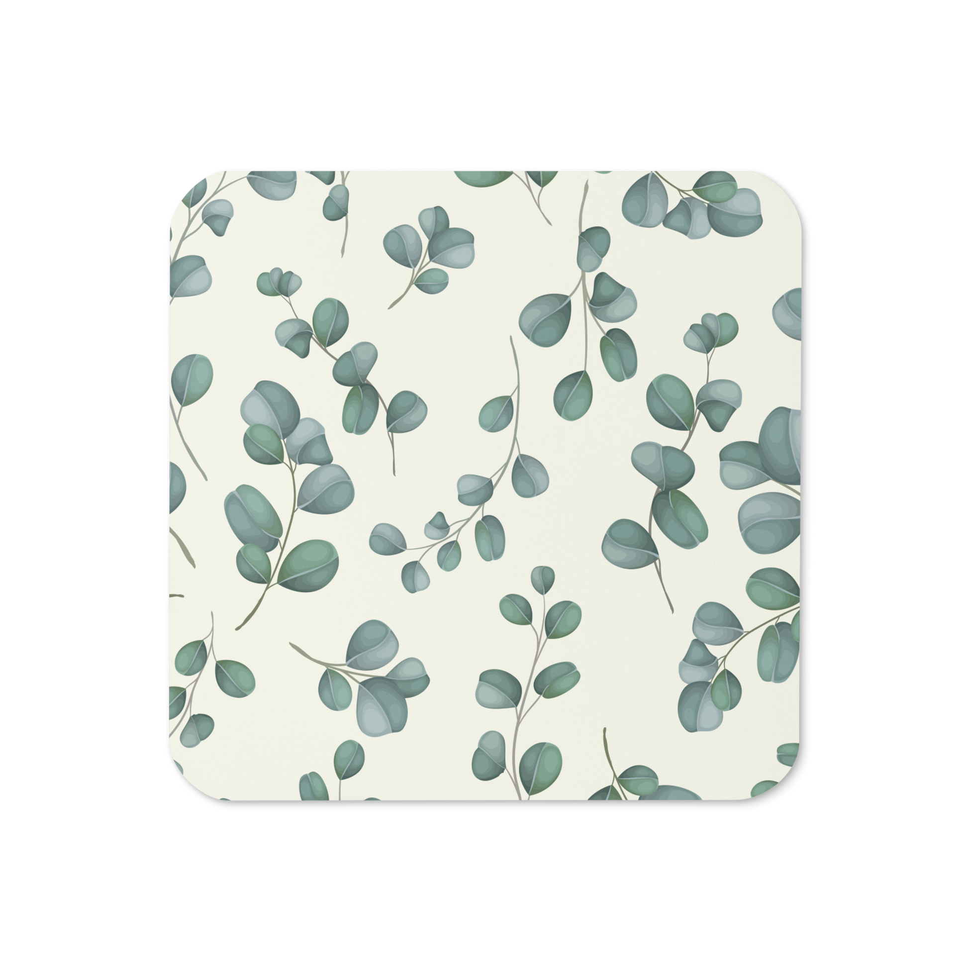 Onyx & Sage | Garden Veil Cork-Back Coasters (Set of 4)